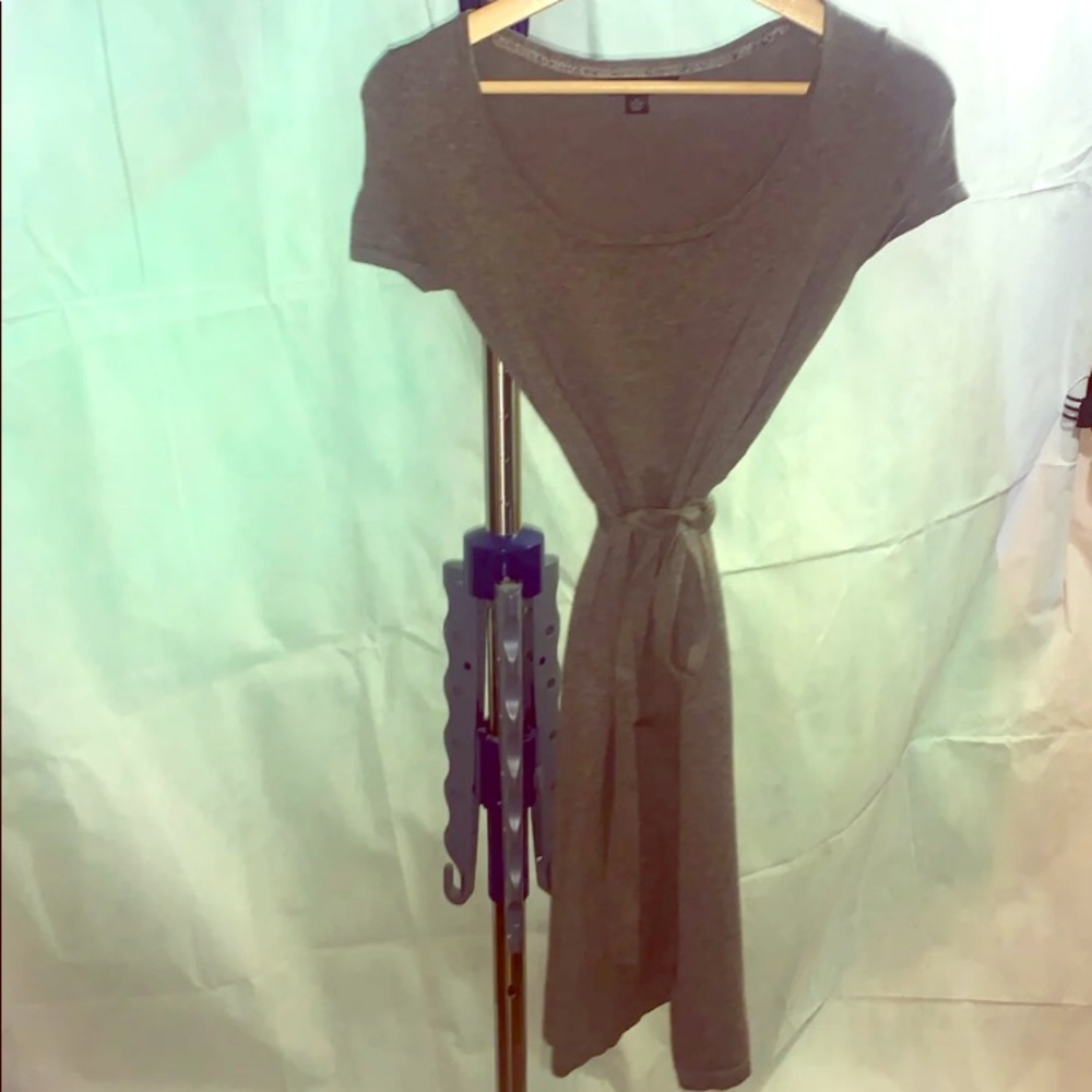 TOMMY HILFIGER GRAY CASUAL DRESS